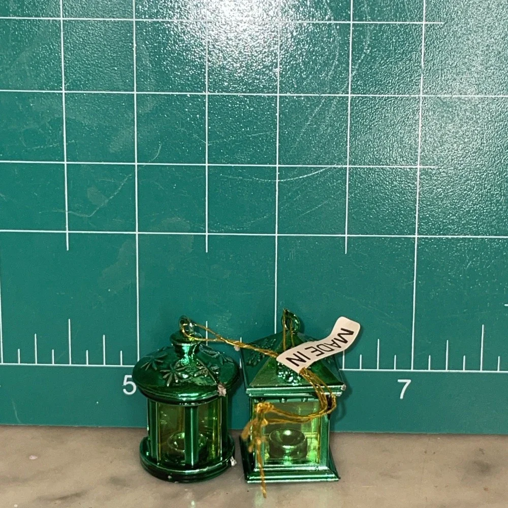Doll House Accessories | Ceramic Vases Lanterns Faux Plants